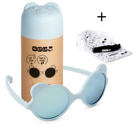 Ki ET LA Unisex Children's Ourson Sunglasses, sky blue