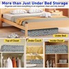 Under Bed Storage with Lid, Underbed Storage Containers with Handles,
