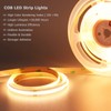 KXZM 24V COB LED Strip Light Warm White 3000K 5M/16.4ft