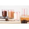 BCnmviku 90ml/3oz Shot Glasses,Measuring Cups with Scale(oz,ml) for Espresso,Milk,Cocktail,Spirits (Red)
