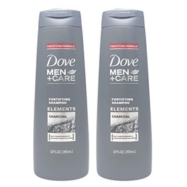 Dove Men+Care Champú de carbón fortificante, 12 onzas (paquete de 2)