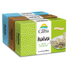 Little Caria Traditional Halva - Pistachio, 15.2oz