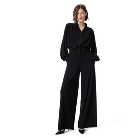 DEE OCLEPPO DO Womens Piper Button Top With Zipper Bottom Jumpsuit Standard