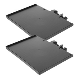 VICASKY 2pcs Abs Microphone Stand Tray Clamp Holder for Sound Card Mobile Bank and Accessories for Live Streaming and Studio Recording