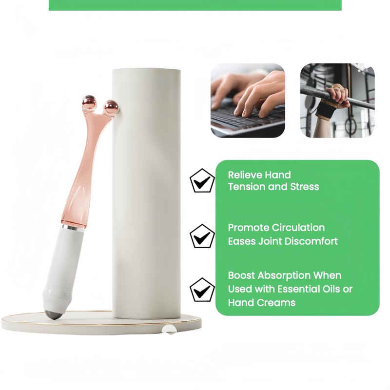 VVEEKEND Finger Massager Roller, Hand Massage Tool, Improves Circulation, Relieves