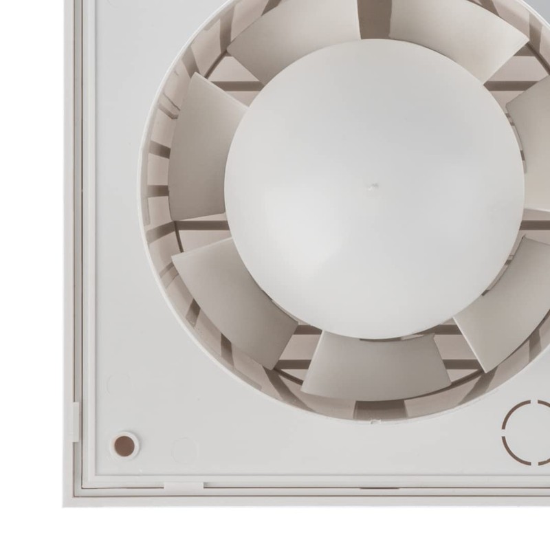 EUROPLAST Diameter 100 mm Bathroom Fan with Humidity Sensor and