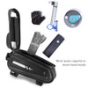 PVC Black Hard Shell Waterproof Performance Touching Screen Bike Bag