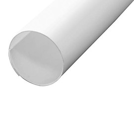 Prime-Line MP7163 Closet Rod Covers, 72 In. Lengths, Plastic Construction, White, Adjusts To All Pole Diameters (12 Pack)
