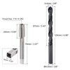 sourcing map Tap and Drill Bit Set, 7/16-14 UNC Thread