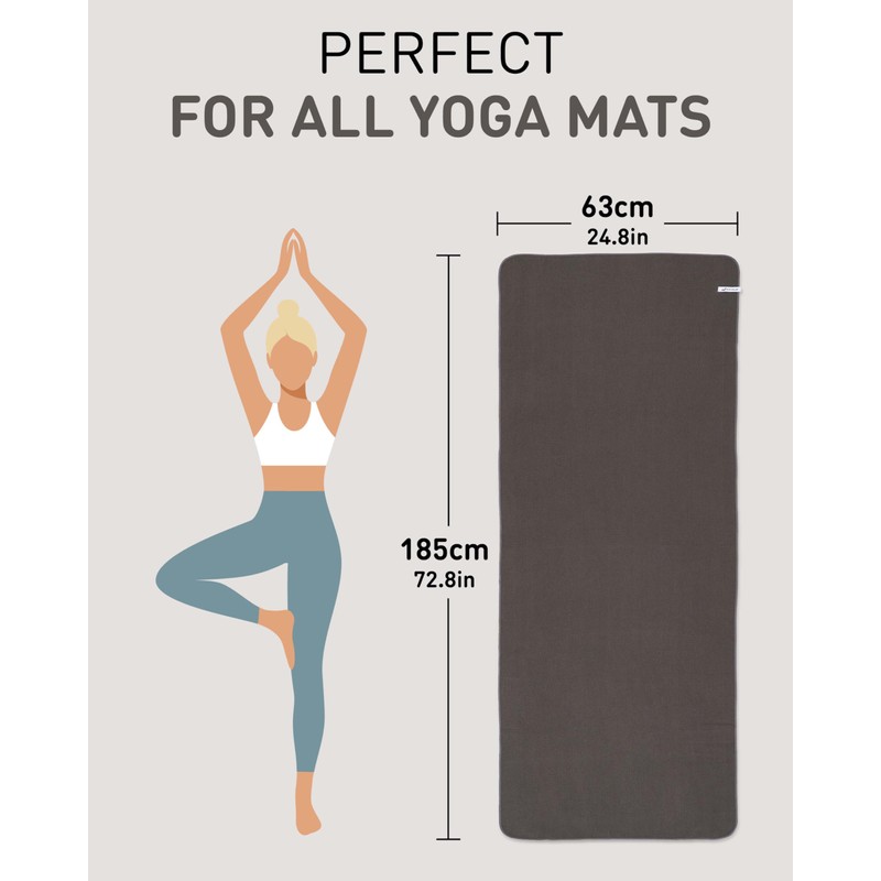 Fit-Flip Yoga towel nonslip, lightweight and quick dry