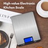 Digital Food Scale 15kg/33lb Rechargeable Digital Kitchen Scale with LCD
