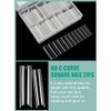 480 puntas de uñas extralargas en forma de C XL,