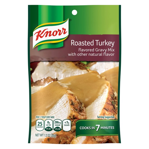 Knorr Gravy Mix, Roasted Turkey, 1.2 oz