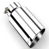 MZS Exhaust Tips, Stainless Steel 4" Inlet 6" Outlet 15"