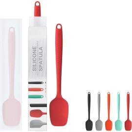 NoBrand Heat Resistant Silicone Spatula for Nonstick Cookware, Red