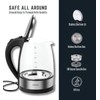 AZEUS Glass Electric Kettle - 1.8L Fast Boiling Auto-Shutoff &