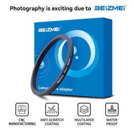 49mm Lens to 46mm Filters Ring,Camera Step-Down Filters Ring Compatiable All Brands Ø49mm Lens to Ø46mm UV ND CPL Camera Filter and 46mm Lens Hood.