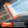 FRAM Extra Guard CA11050 Replacement Engine Air Filter for Select