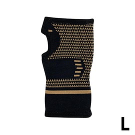 Copper Wrist Hand Brace Support Carpal Tunnel Sprain Arthritis Compression Glove L