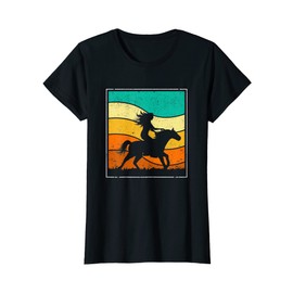 Girl Horse Riding Vintage Cowgirl Texas Ranch Horses Girls T-Shirt