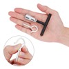 MOGADEE® Screw Hooks White, Hooks for Screwing 20 Pieces Ceiling