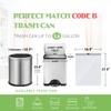 Teivio 1.6 Gallon 180pcs Strong Drawstring Trash Bags Garbage Bags,
