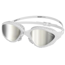 BUDDYSWIM OzeanX Swimming Goggles Anti-Fog with Panoramic XVISION UV400 Protection Swimming Goggles Men Swimming Goggles Lady Hydrodynamic Fit Swimming Goggles Open Water