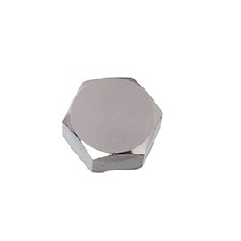 CORNAT TEC386802 3/4-inch Chrome Brass Cap