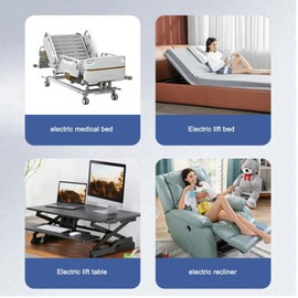 Dpofirs Sillas Elevadoras Reclinables Eléctricas 10 Botones 8 Pines SK-04-5 Reemplazo de Control Remoto Manual, Control Remoto Reclinable Eléctrico IP66 para Mesas Elevadoras, Camas