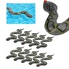 10pcs Inflatable Snakes Toy Scary Snake for Garden Farm Swimming