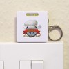 Azeeda 'Best Dad & Chef' Keyring Tape Measure/Spirit Level Tool
