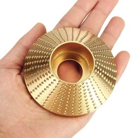 Woodworking kit 45 Degree Wood Grinding Wheel ID16mm Sanding Carving Disc for Angle Grinder 75x16mm Durable