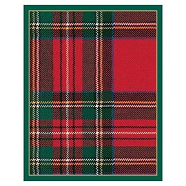 Caspari Plaid Bridge Tally Sheets - 12 Sheets
