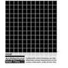 VViViD 11 Sheets Peel and Stick Faux Ceramic Black Gloss