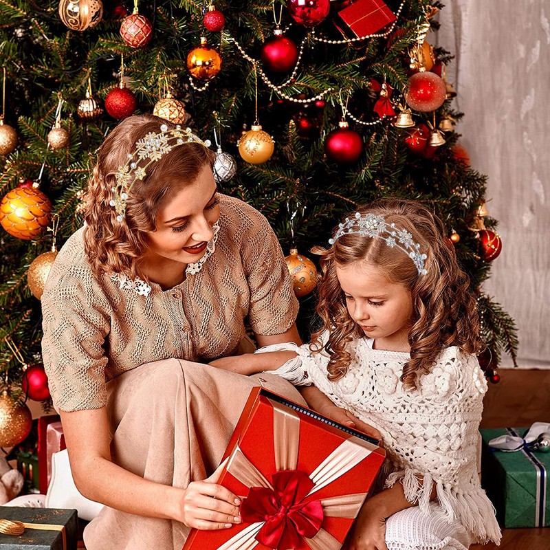 HEIDKRUEGER Christmas New Year Headband Mardi Gras Hairbands for Women