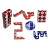 Magic Snake Cube Twist Puzzle Bundle of 6! 3 Mini