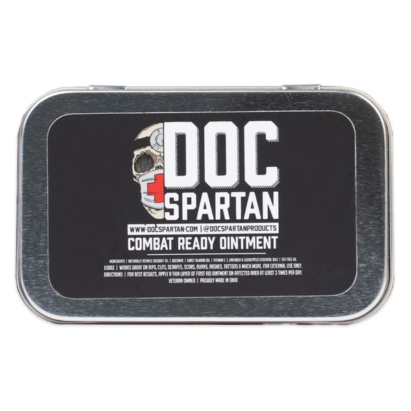 Doc Spartan Combat Ready Ointment As Seen On Shark Tank … (Big Tin)