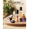 ULG 24-Pack Essential Oil Roller Bottles 10ml, Empty Bottles with