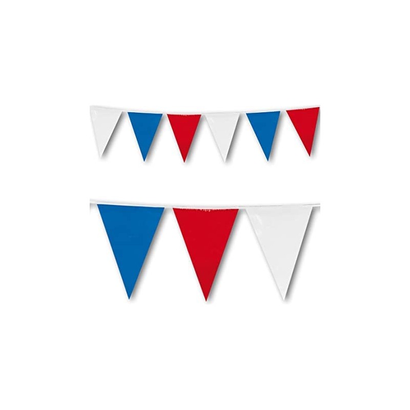 Happium 10m / 32 ft Solid Colour Bunting Flags Banner