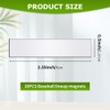 ELEGICKLIP 30 Pcs Magnetic Strips for Baseball Lineup Board Dugout