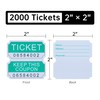 2000 L LIKED Raffle Tickets, Double Rolls, Double Roll, Ticket