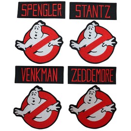 Lot of 8 Ghost Haloween Movie Costume Embroidered Iron On Sew On Patch