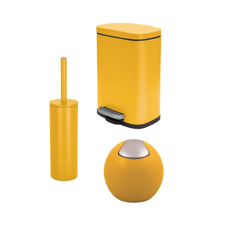 Spirella Cosmetic Bin 1 Litre Swing Lid Bin Table Bin