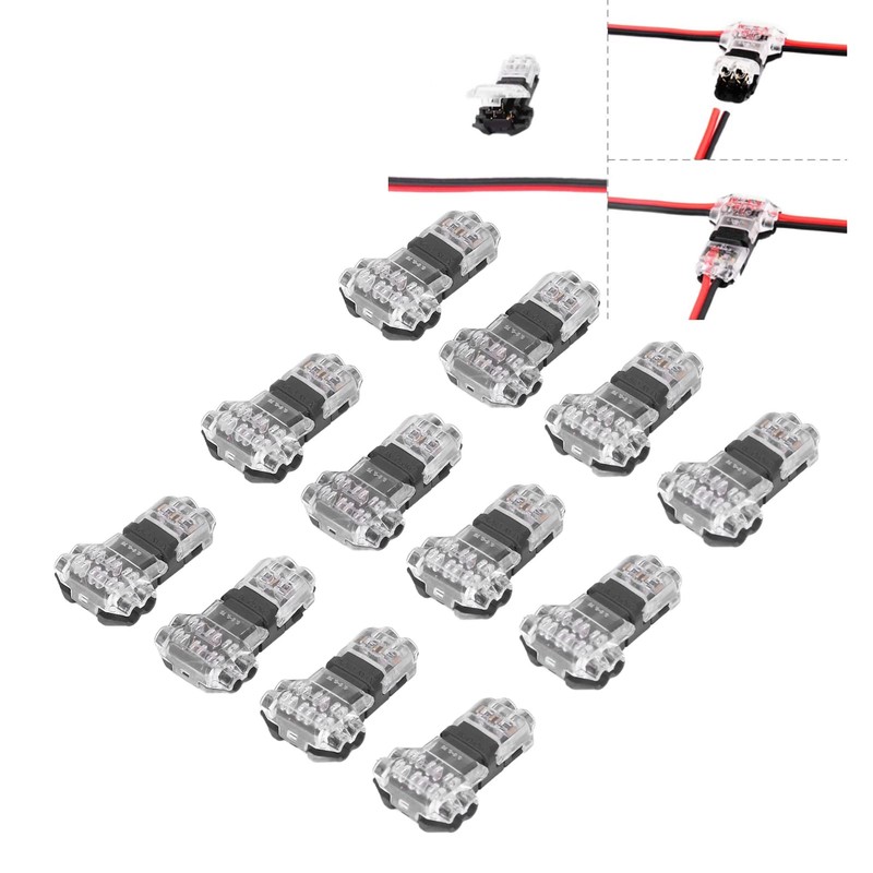 Conector de Cable T Tap, 12 Piezas, Conectores T Tap
