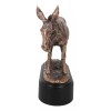 Rustic Western Farmhouse Ass Donkey Mule Electroplated Bronze Resin Figurine