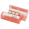 Open industrial 500 Yen Coin Case For 5 Pcs