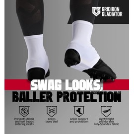 Gridiron Gladiator Cleat Covers - Football Spats - Football Cleat Cover - Cleat Spats for Soccer, Baseball & Softball