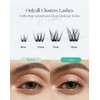 Onlyall Lash Clusters Eyelash Extensions Pre-styled False Eyelashes Clusters Natural