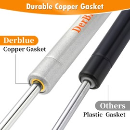 DerBlue 4-Pack 10inch 100N/25lb Gas Struts for Cabinets - Professional Cabinet Shocks and Gas Struts