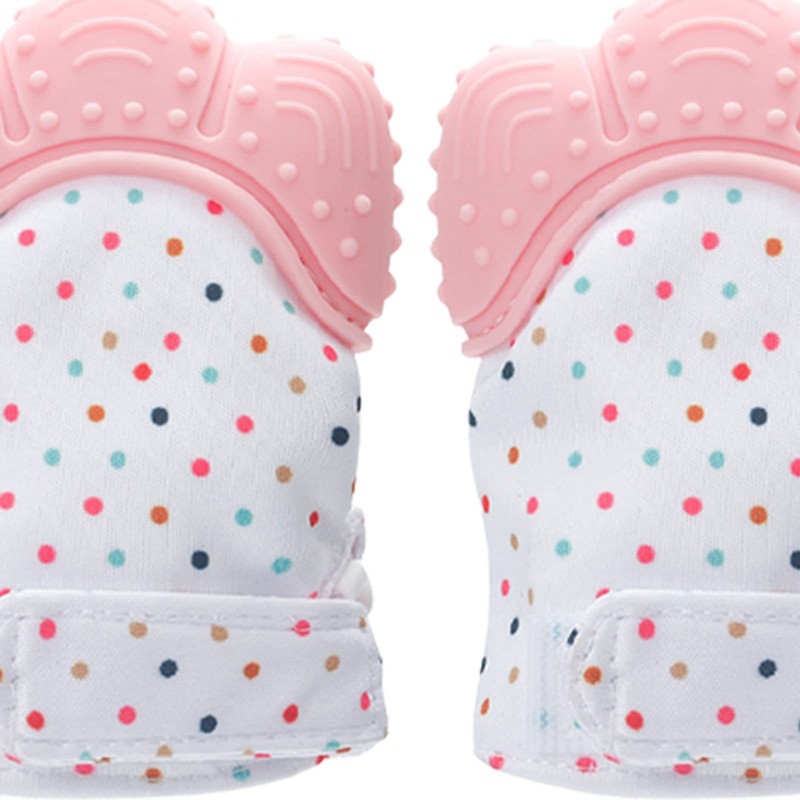 Guantes de Silicona para Bebés, Guantes de Dentición para Bebés,
